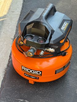 RIDGID 6 Gal. Portable Electric Pancake Air Compressor