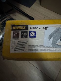 Dewalt 2-3/8 in. x 0.148 in. Metal Framing Nails (2000 per Box)