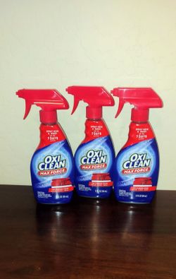 Oxi Clean Max Force laundry stain remover $3 Each