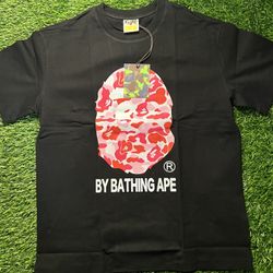 Bape Pink And Black T-shirt 