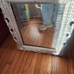 Silver Famed Mirror 