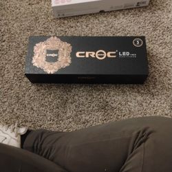 Croc Hair straightener, Black, Regular Price 145.00 Sale For 100.00