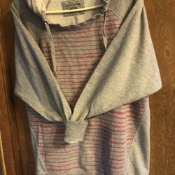 DKNY Sweatshirt Grey N Pink Size L