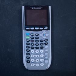 TI-84 Plus C Silver Edition Calculator