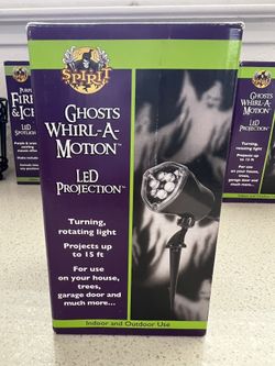 Halloween Spirit Ghost Whirl-A-Motion LED Projection