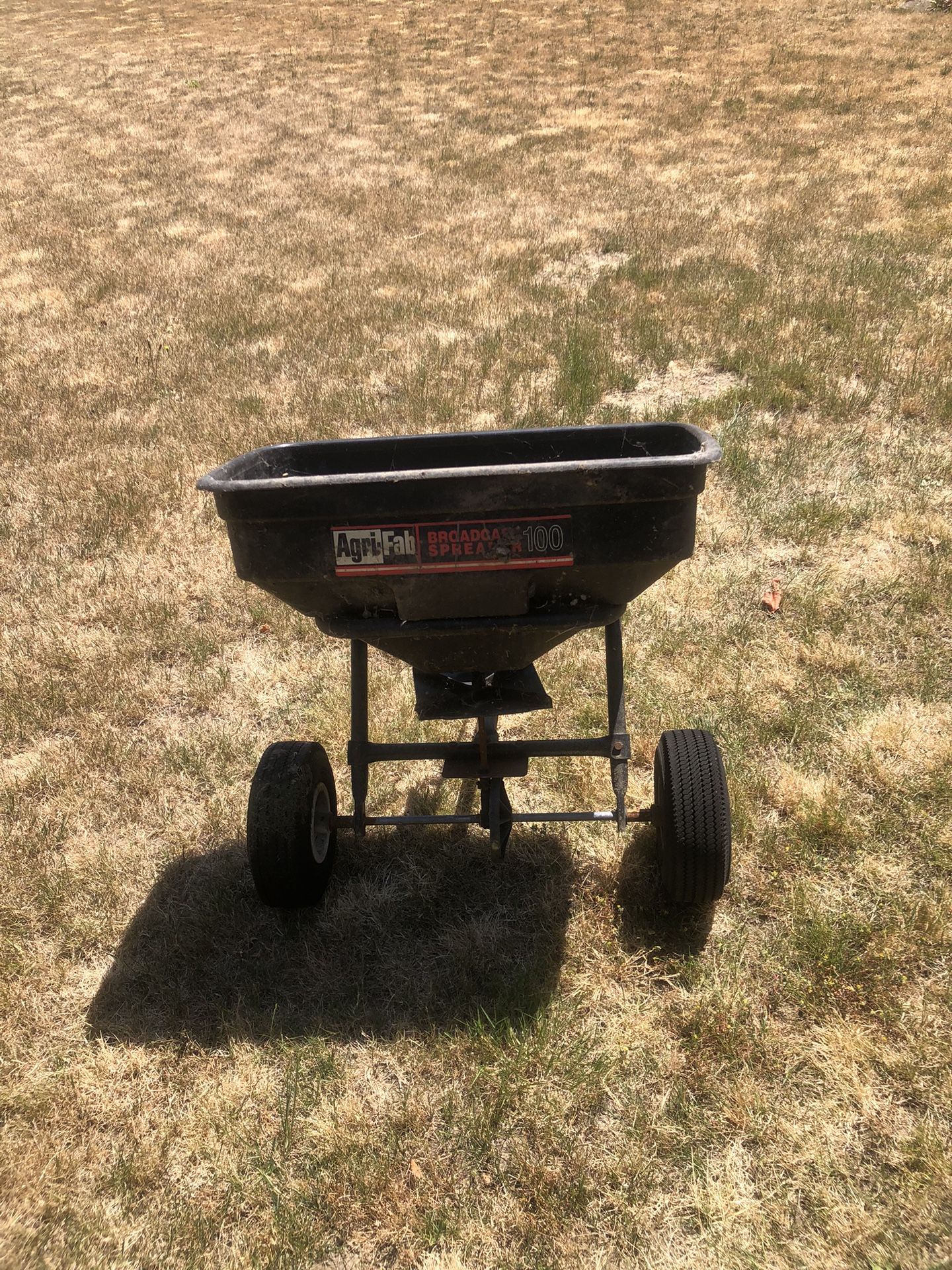 Tow behind Fertilizer Spreader $75. OBO