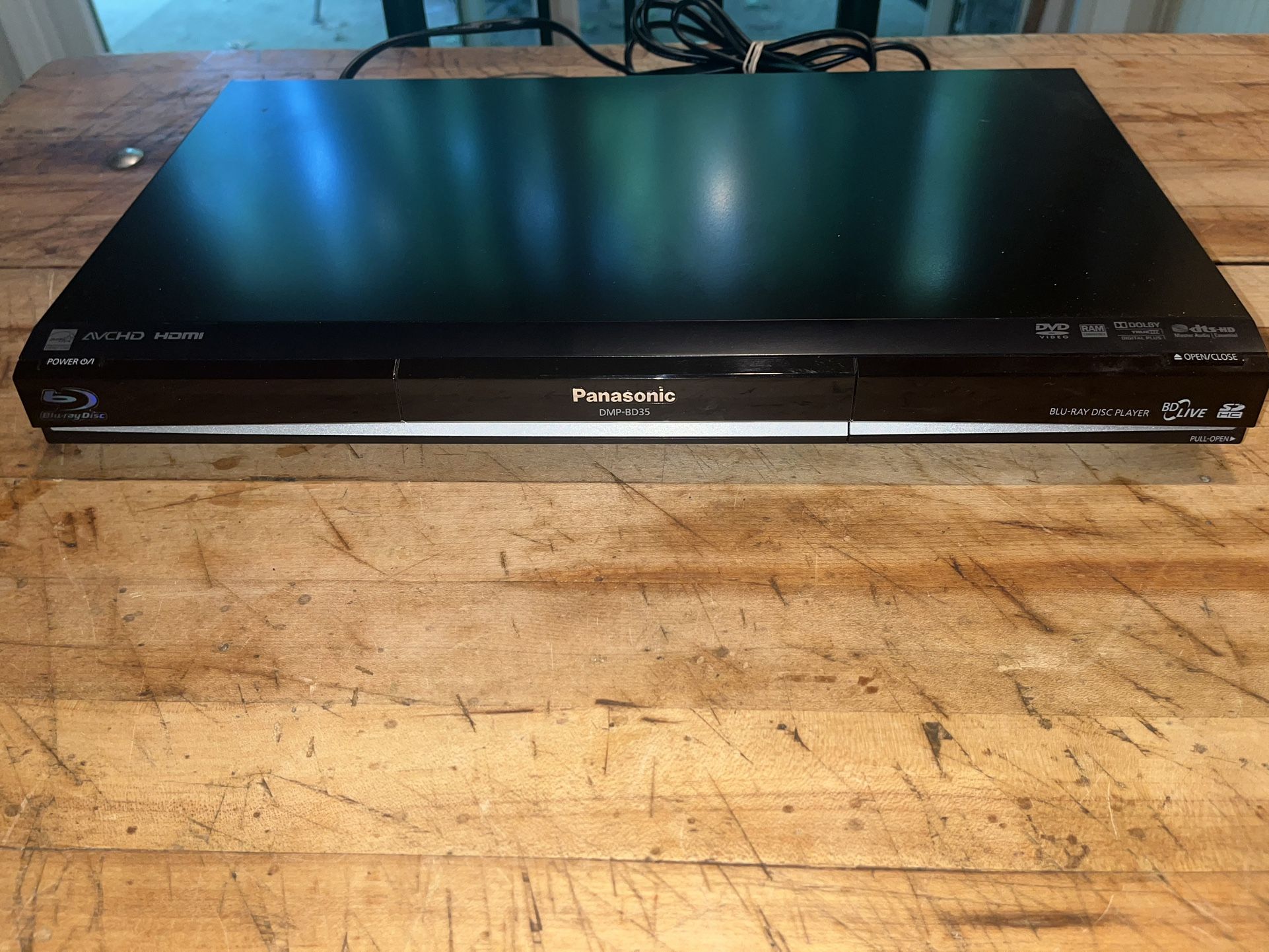 REDUCED: Panasonic DMP-BD35 Blu-ray Player