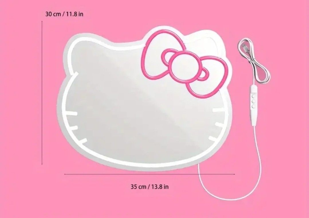 Brand New Hello Kitty Mirror LED Light