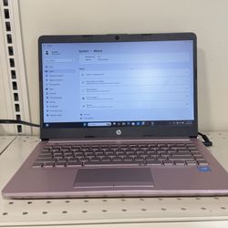 HP laptop Pink 