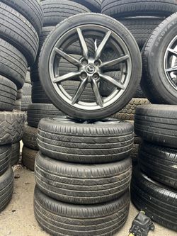 17” take off set with almost new tires mazda miata 4x100 also civic acura