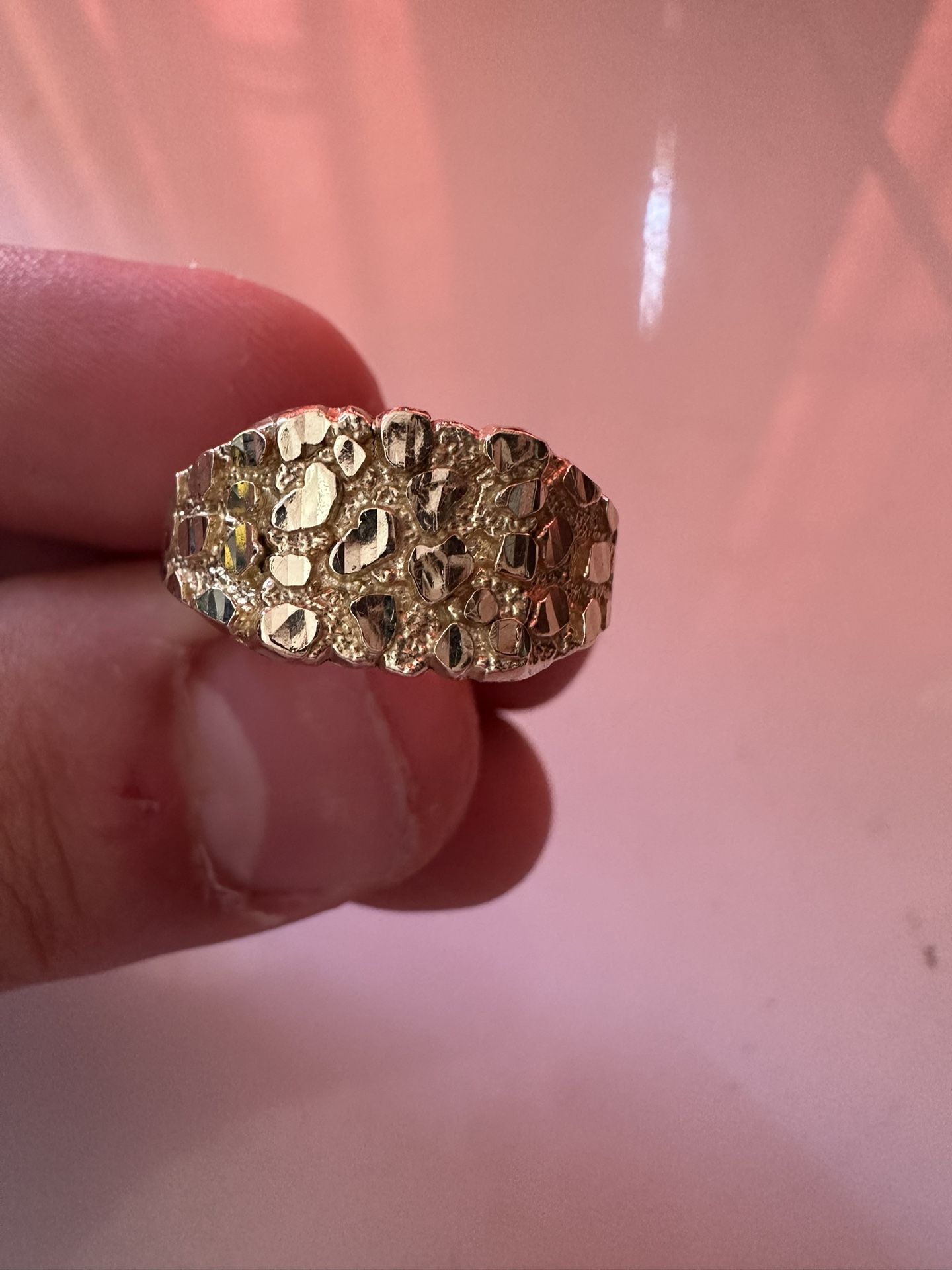 10k Gold Nugget Ring