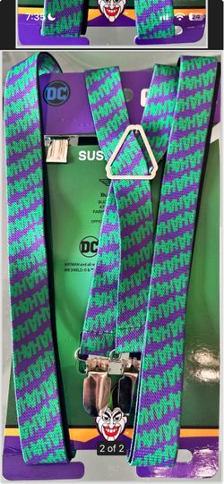 DC Comics Joker Suspenders