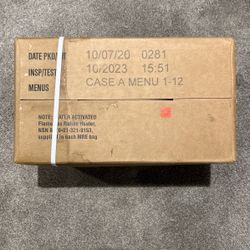 Authentic Military MREs, Case A