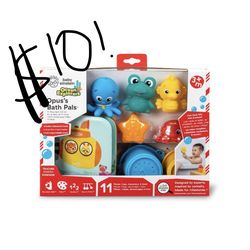 Baby Einstein Ocean Explorers Opus Bath Pals Gift Set -11 Pack - 3 Months