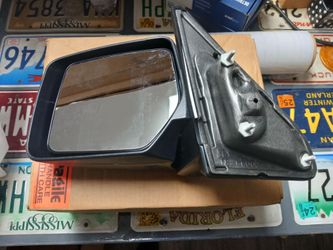 07-17 Jeep Patriot Left Driver Side Manual Mirror Textured Oem