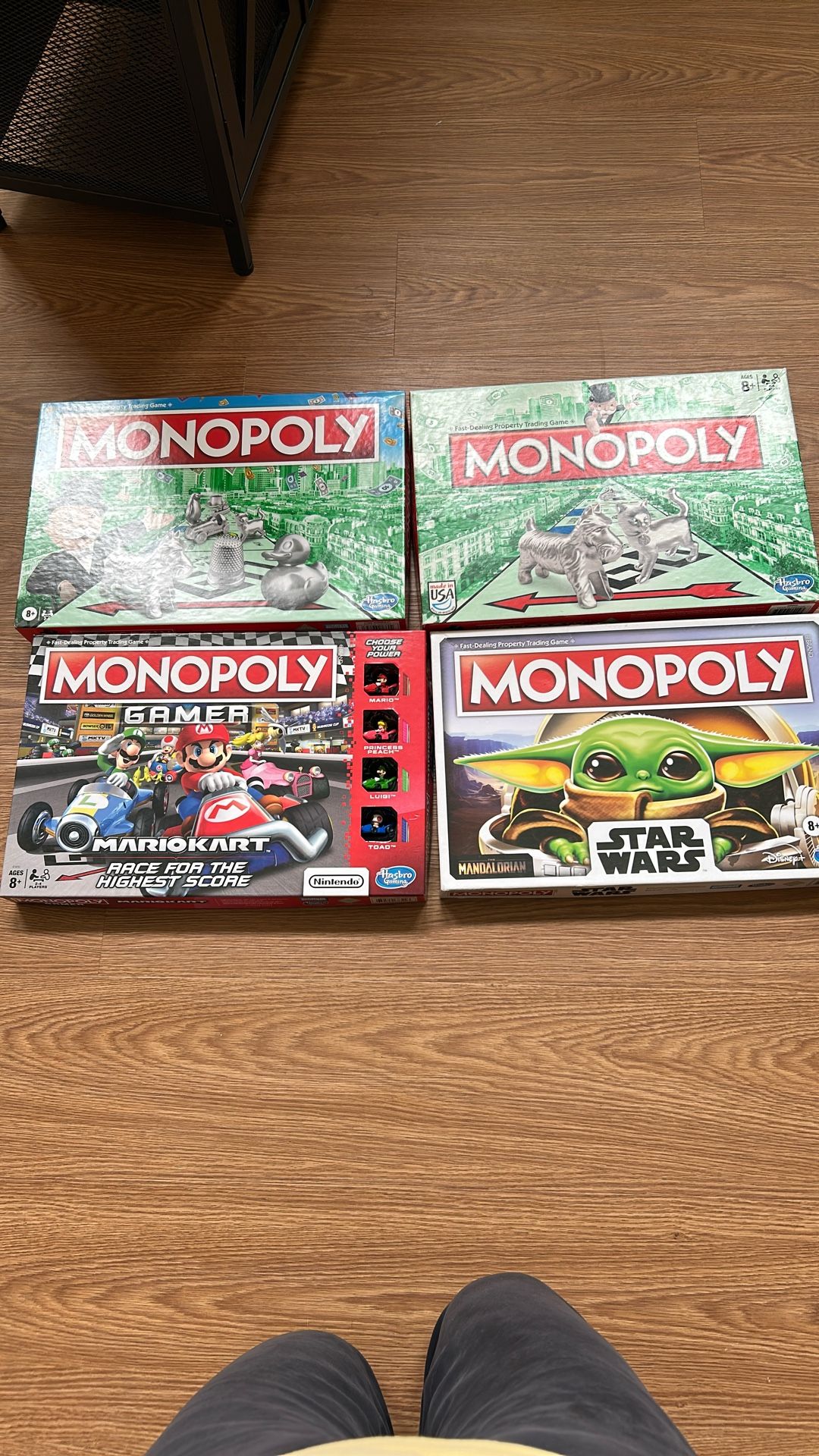 4 Versions Of Monopoly