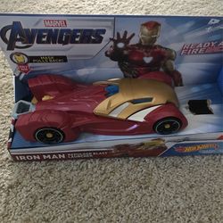 Iron Man Blast Launcher Just Missing Hot Wheel Car