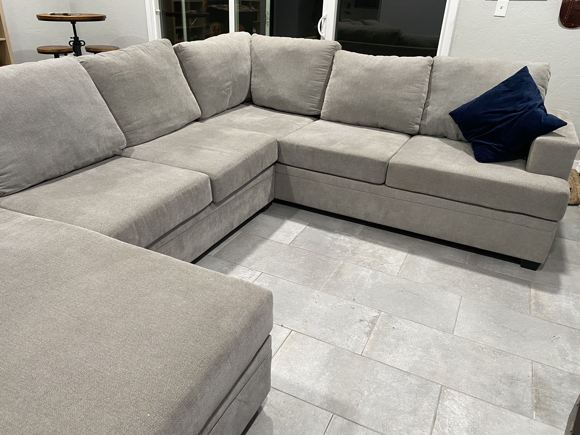 Living Spaces Sectional Couch 