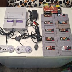 Super Nintendo Bundle "Works Great"