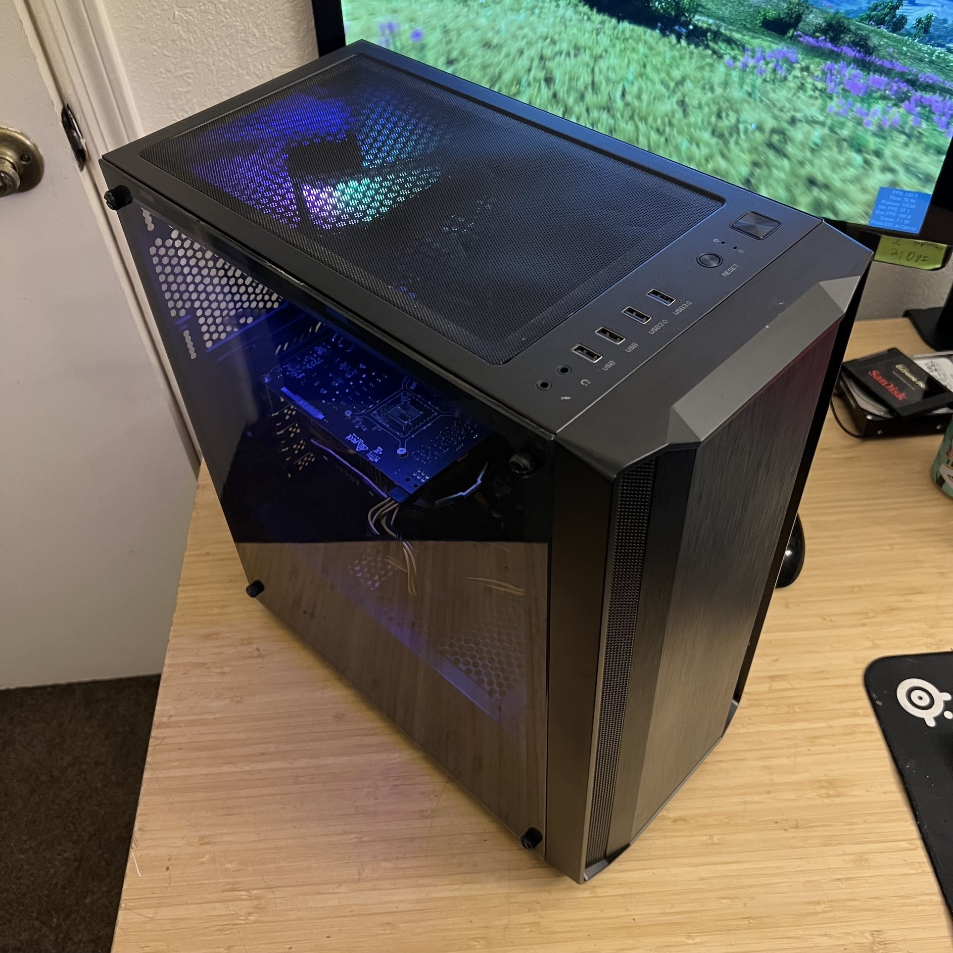 FAST Custom Built Gaming PC / Intel Core i5 CPU / 16GB RAM/ GeForce GTX 1060 GPU / 500GB SSD / Windows 11 Pro