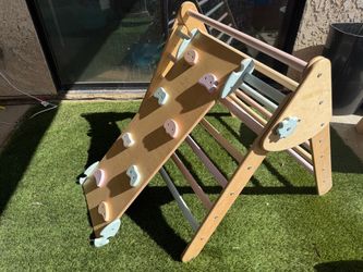 Outdoor-Used Pikler Triangle & Climbing Ramp/Slide