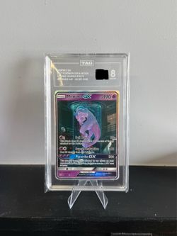 Mewtwo shining legends pokemon card tag 8 NM mewtube