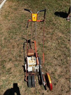 Gas mower and weed cutter