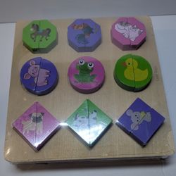 Early Development Montessori-Style Toys Toddler Shape Matching Stacking Luvi Toys