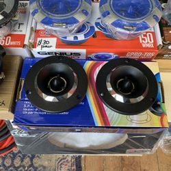 New Pair 3.75" Kong Aluminum Bullet Tweeters ( Sold In Pairs - $25 Per Pair)