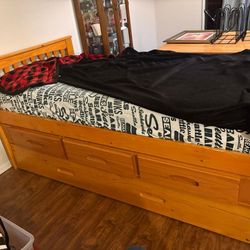 Twin Trundle Bed With 3 Drawers