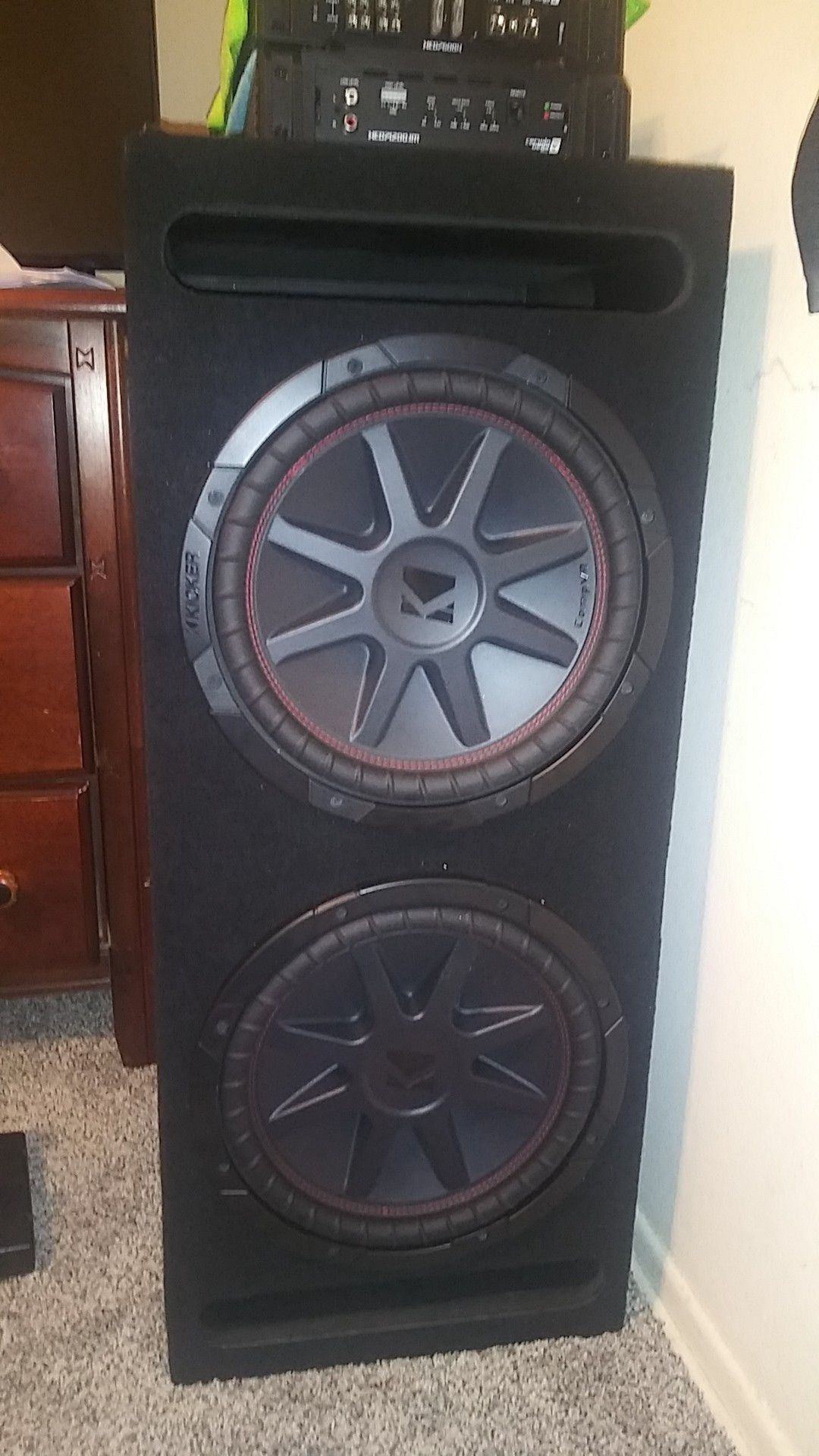 Dual 12in kicker comp vr subs