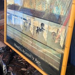 Honolulu Academy Of Arts 15th Century China Print Of Royal Stable Horses