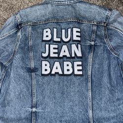 BLUE JEAN BABE LUCKY BRAND LIMITED EDITION JEAN JACKET