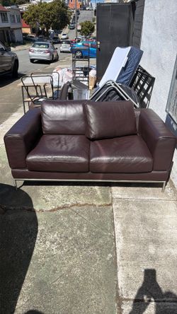 Couch, Bed Frame & mattress, chairs  and small table