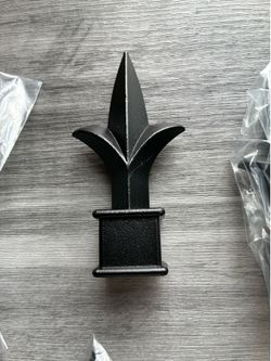 Black Metal Fence Finials …