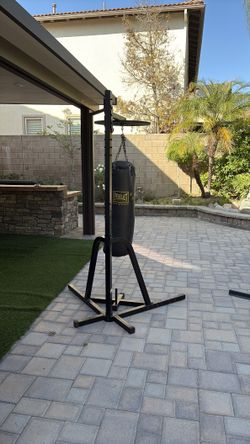 Everlasting punching bags and Rack
