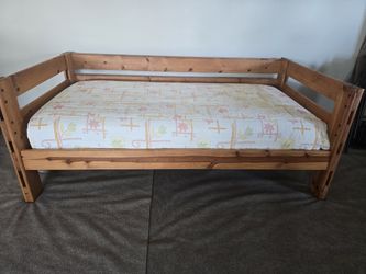 Solid Oak Twin Bed