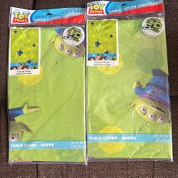 Disney Toy Story Table Covers Set Of 2 New 