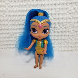 Fisher-Price Nickelodeon Shimmer & Shine doll 2015 . Doll measures 6 1/2" Tall .