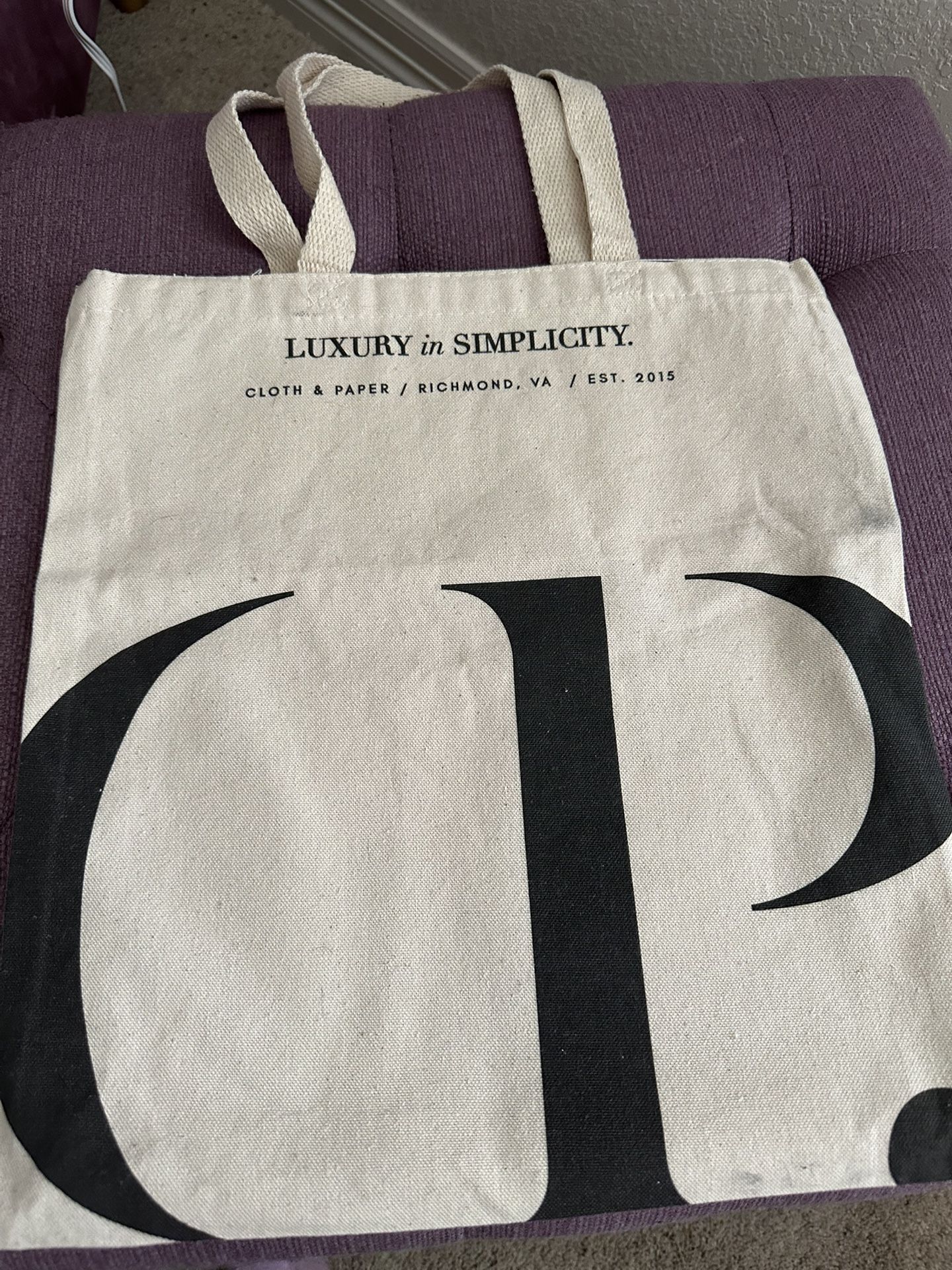 Cloth And Paper Tote Bag