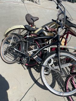 12 bikes beach cruisers road bikes kids lady’s men’s maybe fixie  12 bikes  all for $100 firm they just need a little TLC
