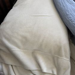 Twin Fleece Sheets Set In Sand Tan Beige