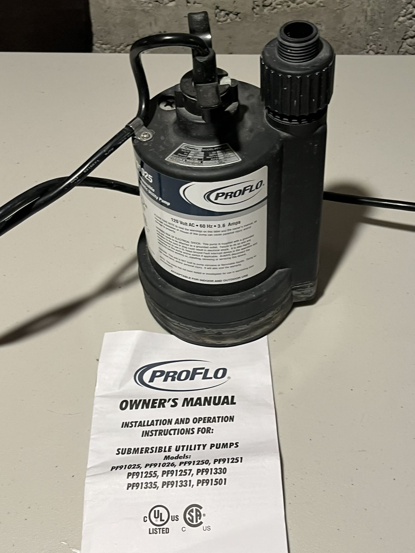 PROFLOW Utility Pump
