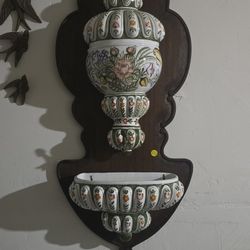 Antique Ceramic Wall Fountain