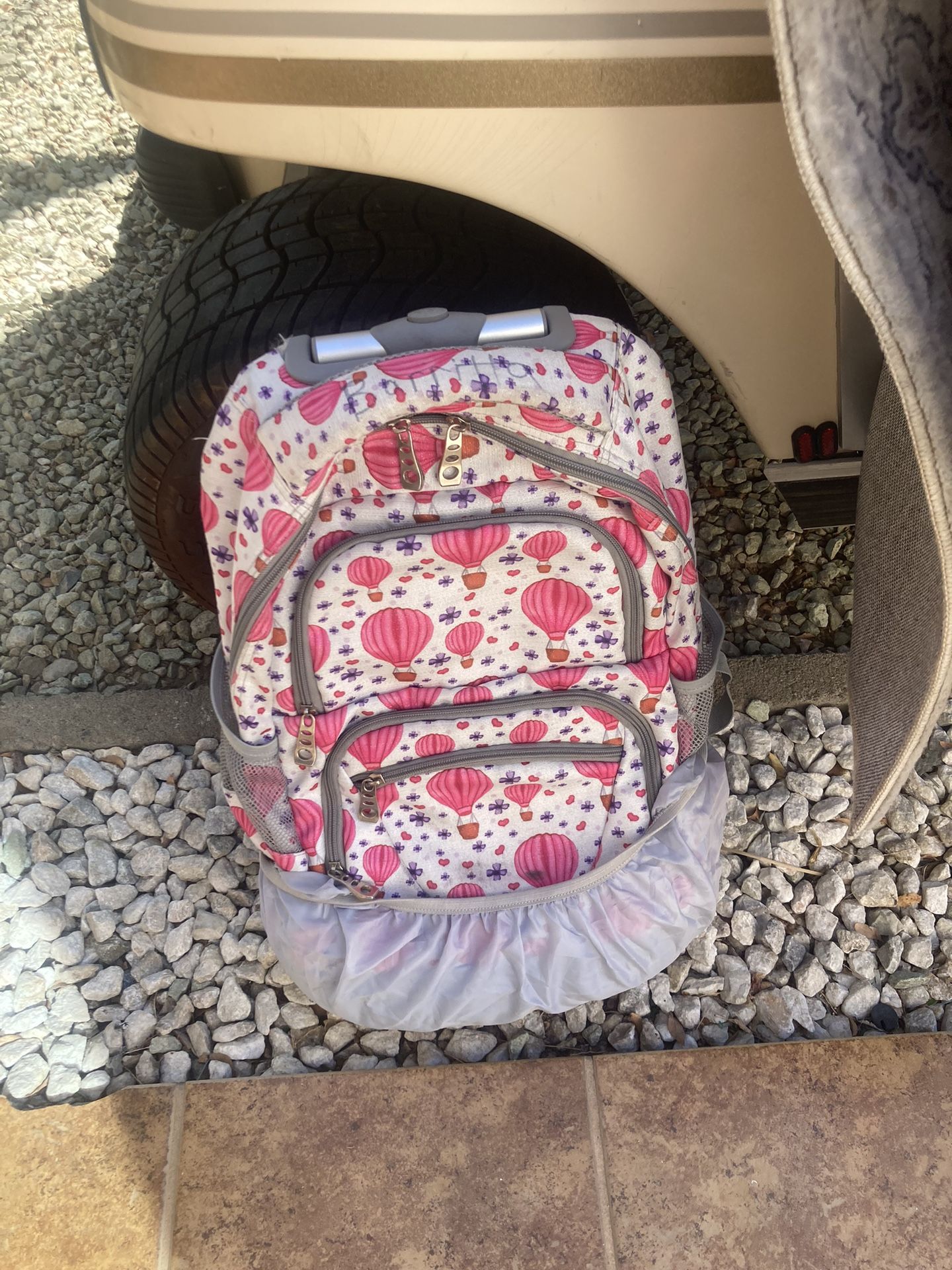 Girl ROLLING BACKPACK