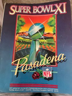 Super Bowl Program