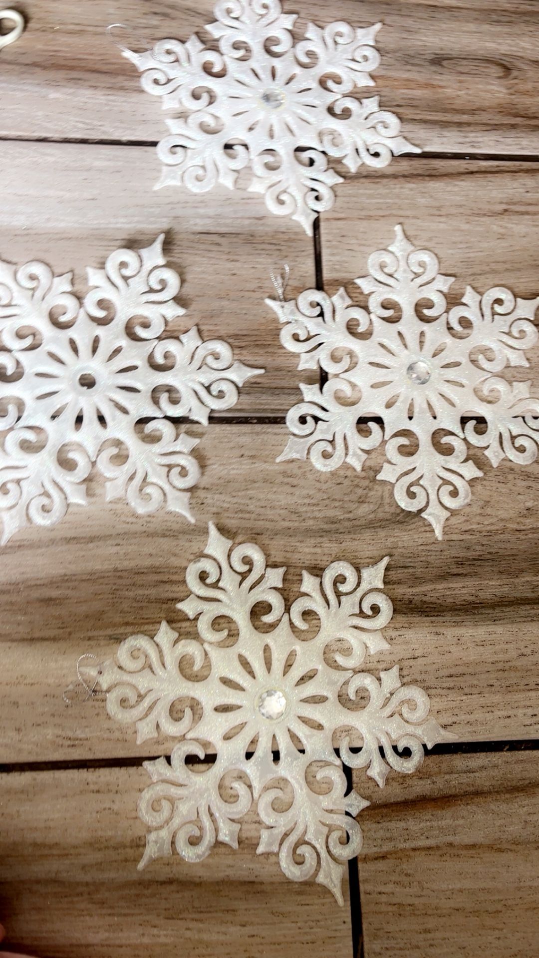 Christmas Large Snow Flakes Ornaments