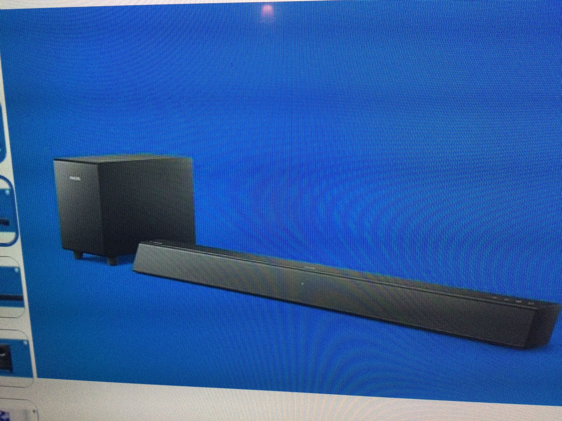 PHILLPS SOUNDBAR & SUBWOOFER. Open Box Item..fully Tested… RETAILS AT 129.95 PLUS TAX