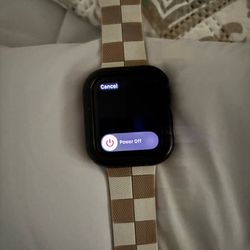 Apple Watch and earbuds