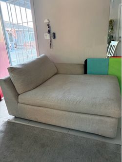 Crate & Barrel feather filled couch